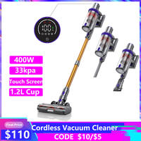 400W 33000PA moc ssania Elite 3 ręczny bezprzewodowy odkurzacz ręczny Home 1.2L Dust Cup wymienna bateria 1